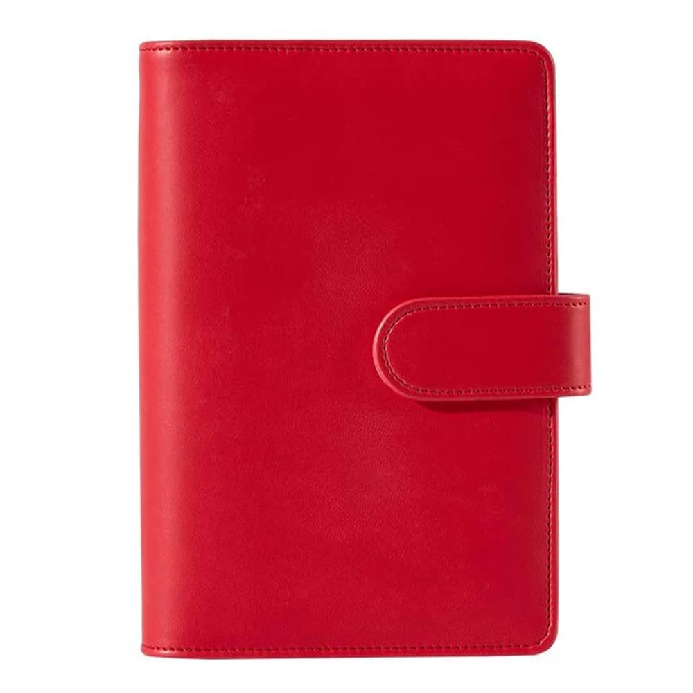 Raccoglitore per notebook budget A6 Planner a 6 anelli Elegante e multifunzionale a fogli mobili Organizzatore personale Raccoglitore per contanti per donna