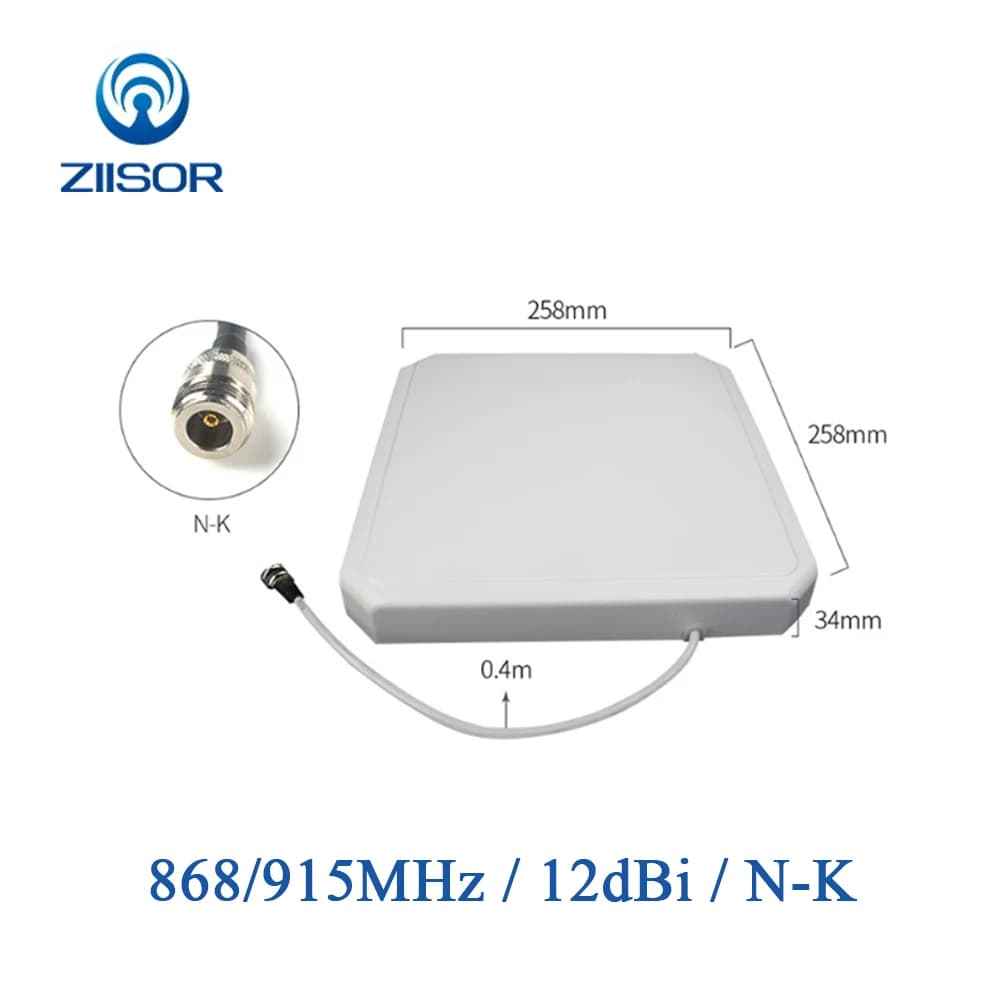Antenna a pannello UHF 915MHz, antenna RFID direzionale 868MHz, antenna 900M con connettore N femmina e SMA maschio per comunicazioni Wi-Fi TX900