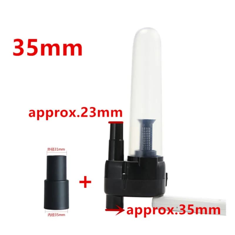 Filtro esterno per aspirapolvere con divisore ciclonico per sacchetto aspirapolvere da 35 mm