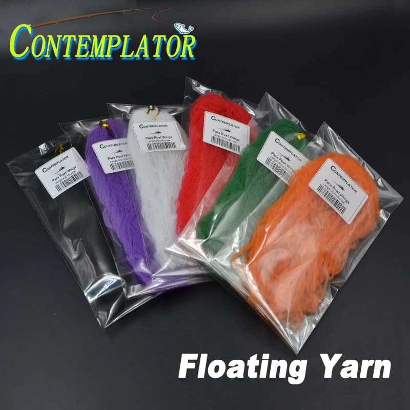 CONTEMPLATOR 7 colors Polypropylene Filating Floating Fly Tying Synthetic Materials For Emerger Shucks Parachute Post Wing