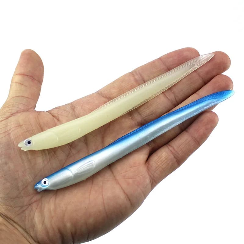 PRO BEROS EEL esche morbide 14cm 6.3g esche artificiali verme da pesca Silicone Bass Pike Minnow Swimbait Jigging esche in plastica