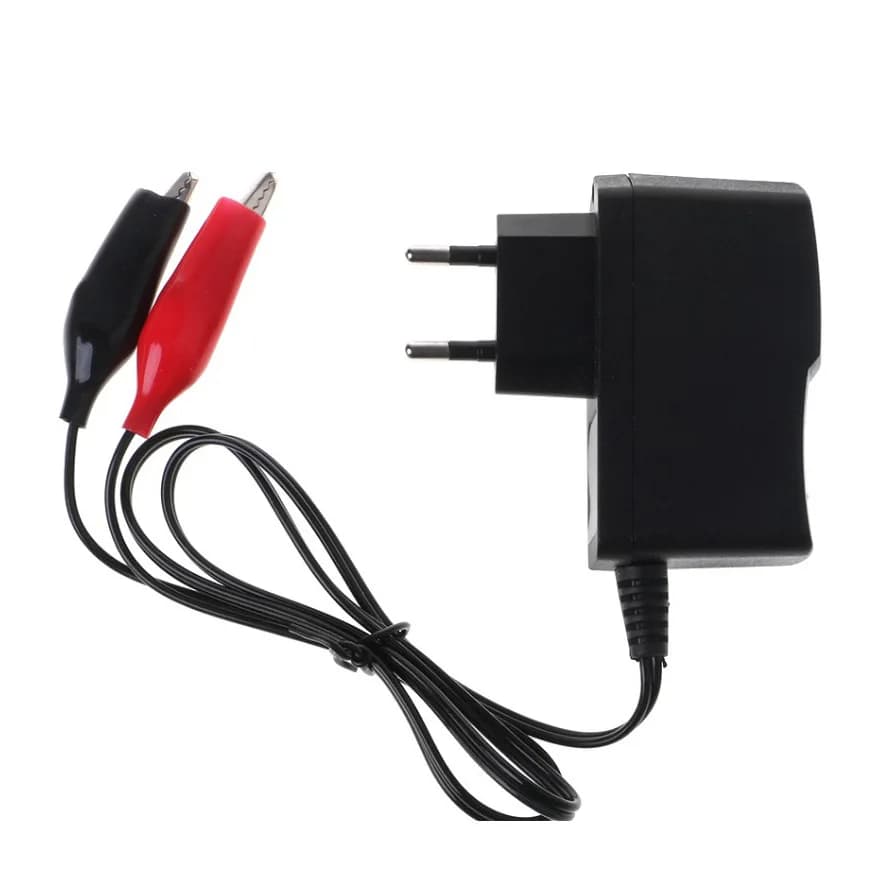 EU Plug DC7.5V 1A Intelligent Motorcycle Charger For Rain Battery 6V 4AH 5AH 7AH 9AH 12AH Children Car Toy