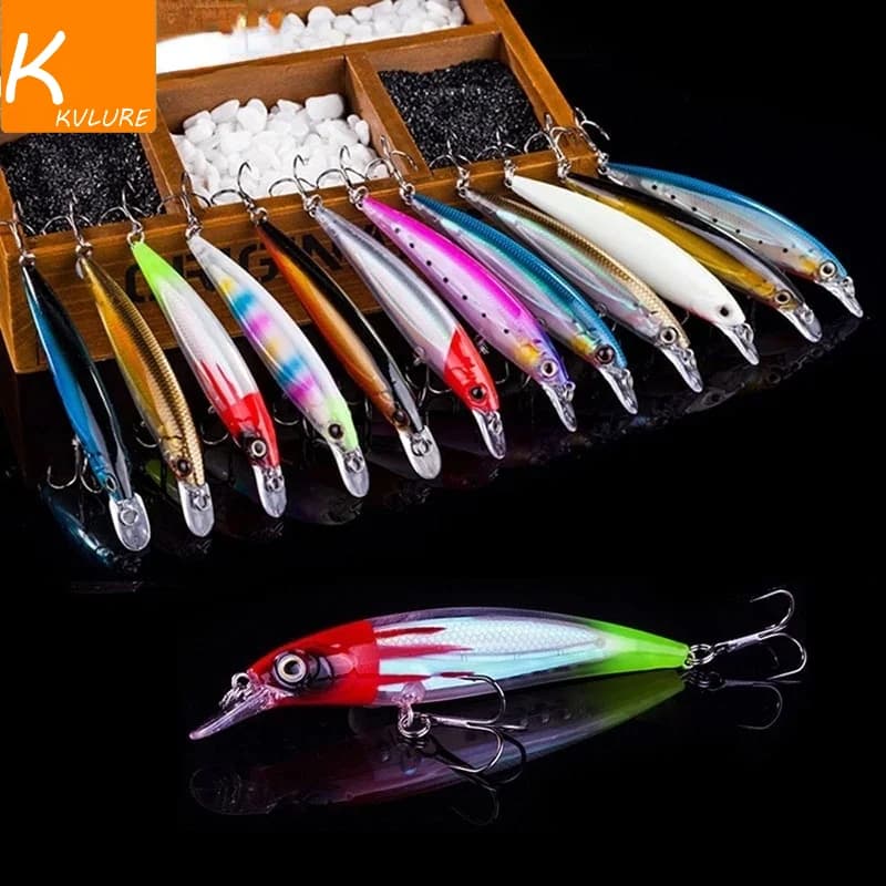 1 pz Wobblers da pesca esca per pesciolini da pesca 11cm 14g tutti i prodotti per esche per pesci esca artificiale matita alimentatore pesca luminosa