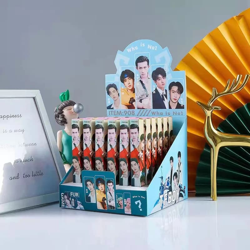 1 Pezzo Penna Gel Xiao Zhan, Wang Yibo, TFBOYS Star Cinese N. 1, Cancelleria per Studenti, Giocattolo Regalo 0.5mm