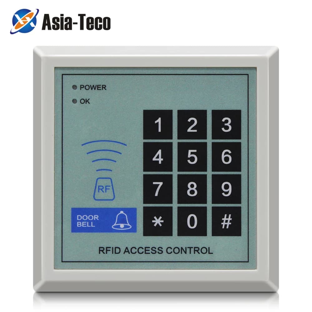 Lettore RFID Dispositivo di controllo accessi 125Khz Sicurezza della macchina Sistema di controllo accessi con serratura per porta d'ingresso di prossimità RFID 1000 utenti