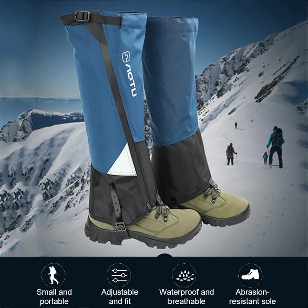 Campeggio all'aperto escursionismo arrampicata impermeabile neve Legging ghette per uomini e donne Teekking sci deserto stivali da neve scarpe coperture