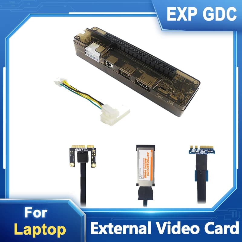 EXP GDC per Laptop scheda grafica esterna Notebook PCIE Dock scheda Video opzionale Mini PCI-E NGFF M.2 A E Key Expresscard
