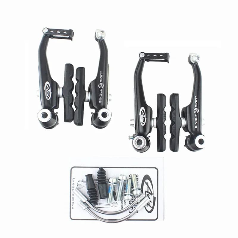 Bicycle V Brake Caliper Brake Shoes Single Digit 3 Aluminum Alloy Mountain Bike Folding Bike City Bicycle Brake Single Double