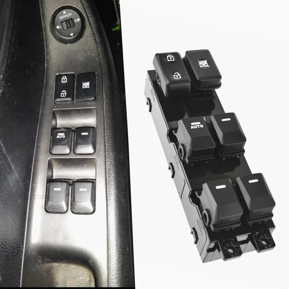 Nuovo pulsante interruttore di comando alzacristallo elettrico per Kia Morning Kia Picanto TA 2011-2017 93570-1Y200