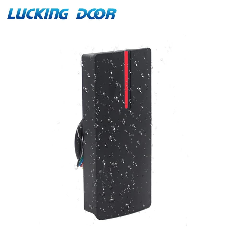Wiegand26 34 uscita IP68 lettore di schede RFID a lungo raggio impermeabile 125Khz 13.56Khz lettore di controllo accessi di prossimità