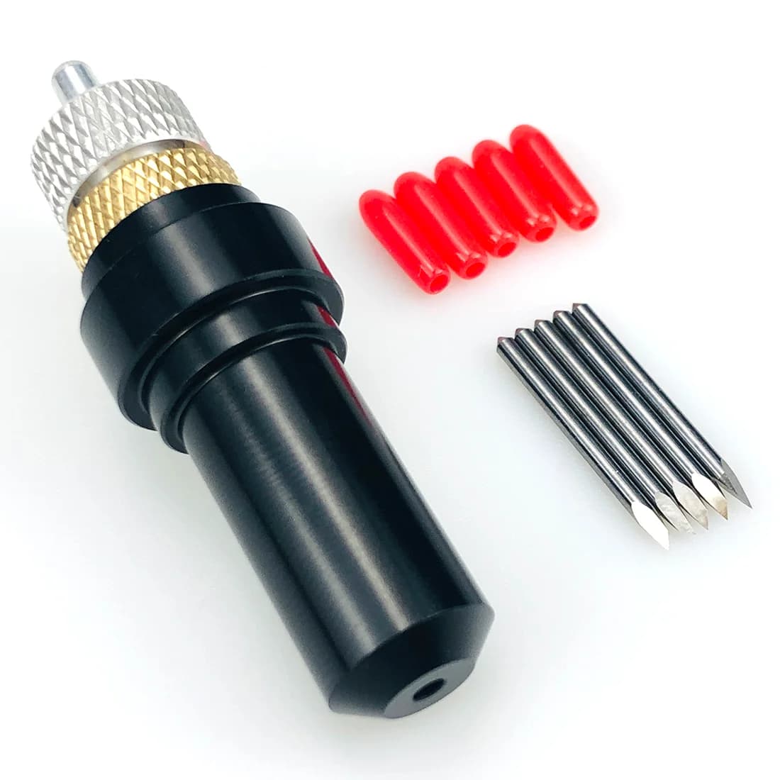 45 gradi 5 pz Summa Plotter Lama Coltello da taglio in vinile + 1 pz Supporto lama Summa Taglio Fresatura Incisione Utensile manuale