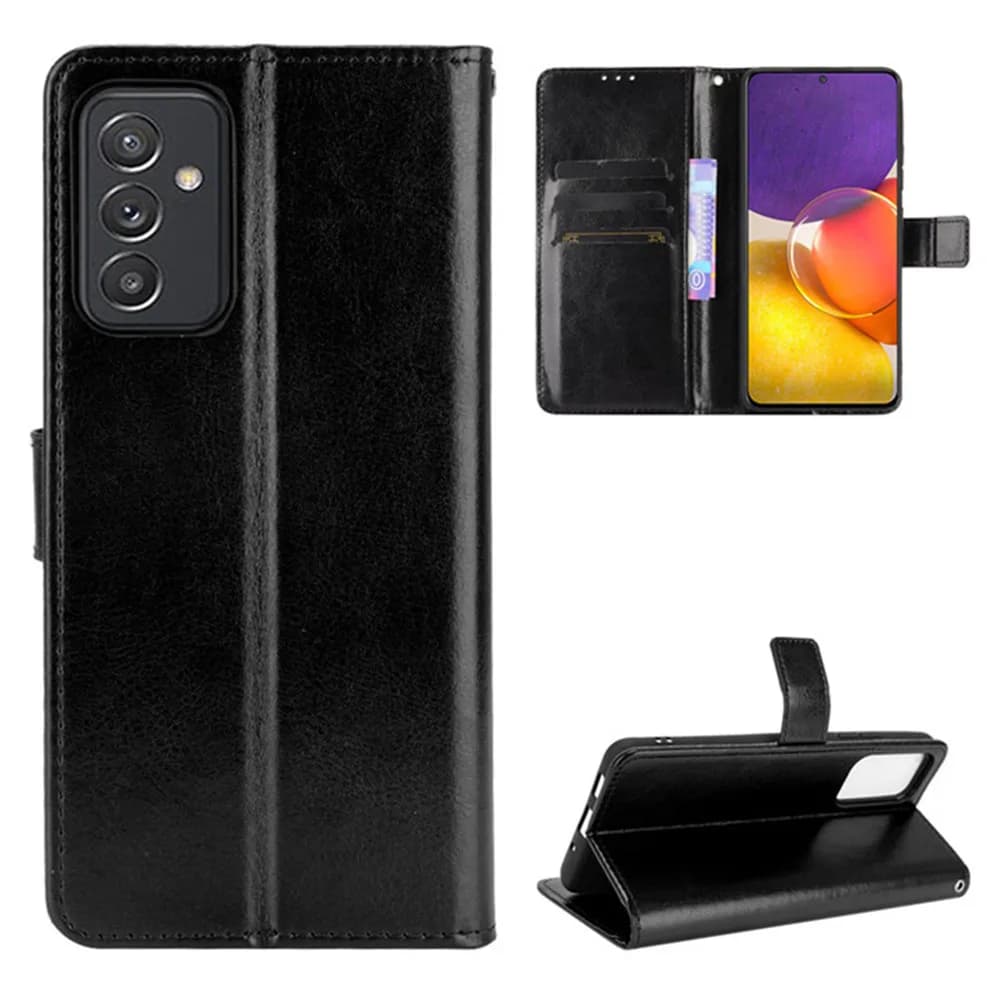 Per Samsung Galaxy Quantum 2 5G custodia Flip di lusso in pelle PU portafoglio cordino custodia per Samsung Quantum 2 borsa per telefono quantit2