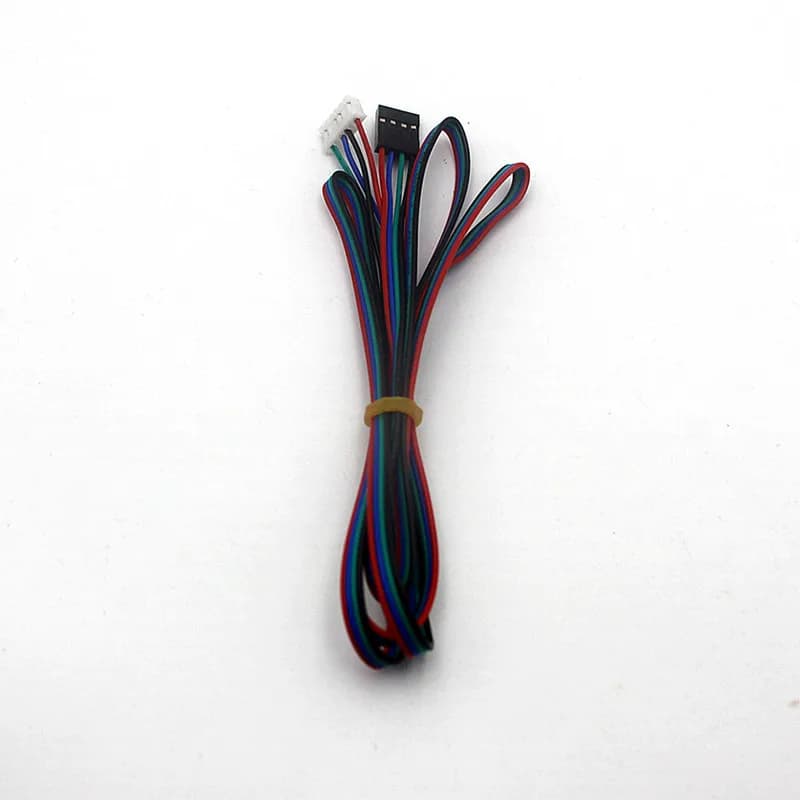 Parti della stampante 3D 100 cm/200 cm/300 cm Cavi motore passo-passo/Filo 4 pin DuPont 2.54 Estensione connettore a PH2.0 6 pin Terminale linea