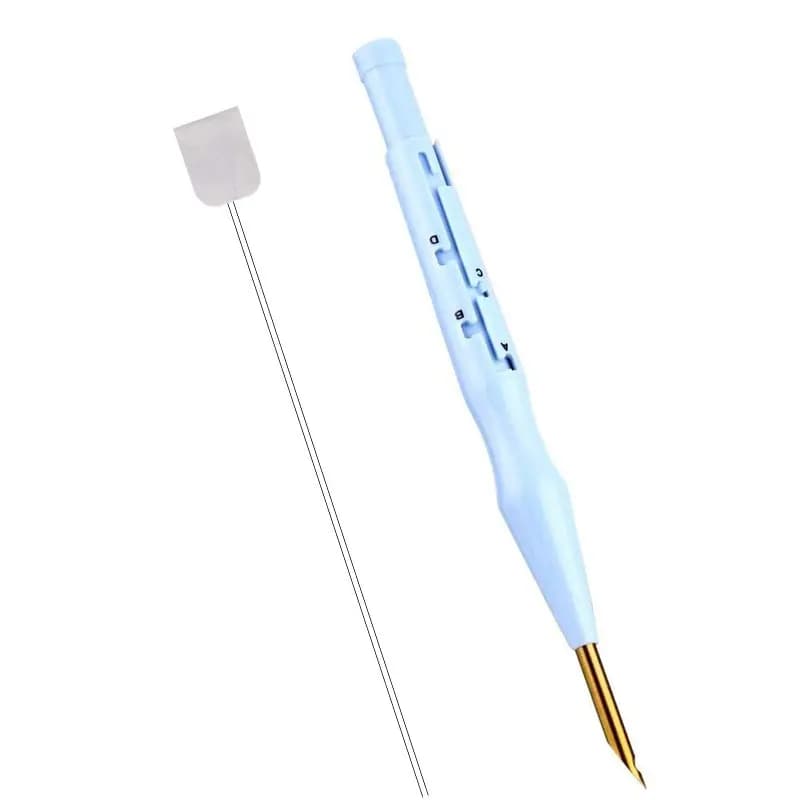 1Pcs Adjustable Embroidery Pens Sewing Embroidery Punch Needle Weaving Tools for Stitching Applique Embellishment