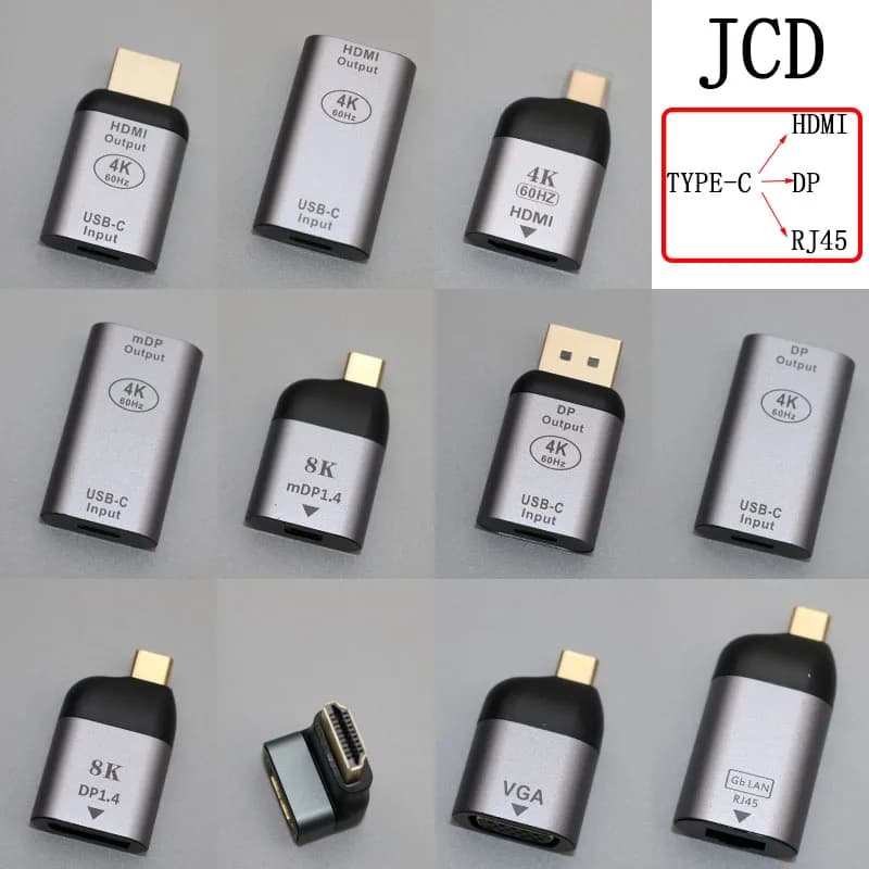 Cavo HDMI USB tipo C Convertitore 4K 2.0 Adattatore da USB C a HDMI per MacBook Samsung S10/S9 Huawei P40 Xiaomi tipo C a DP