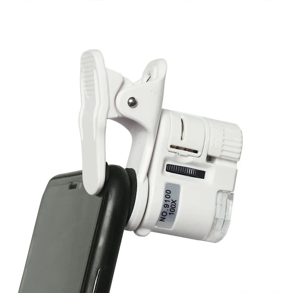 Lente d'ingrandimento 100X Mini microscopio Telefono cellulare Gioielli antichi ad alta definizione Identificazione della giada Anti-contraffazione