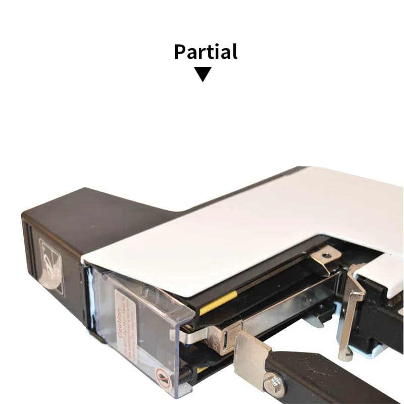 Cucitrice elettrica doppia Scuole Ufficio Casa Cucitrice a doppia testa Cucitrice per documenti di carta Rilegatrice per libri Raccoglitore 110 V/220 V 1 pz