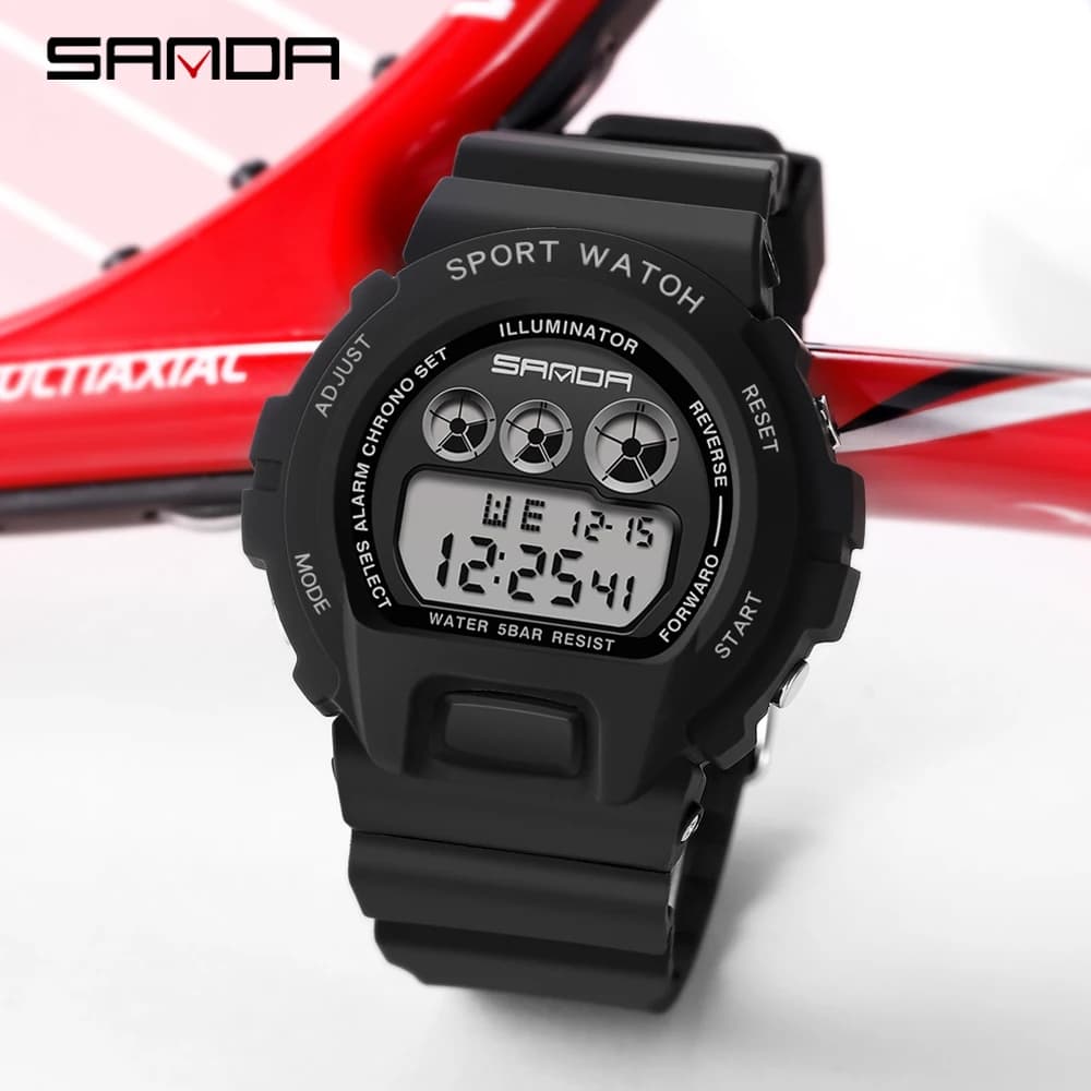 Moda Sanda Top Brand Sport Watch donna Top Brand lusso Led orologio digitale Ladies Electronic Reloj Mujer Relogio Feminino