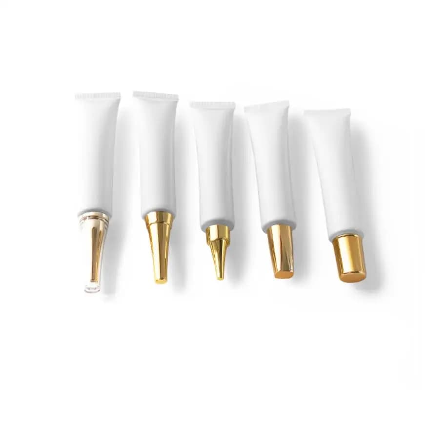 30/40ml white soft tube wash tube cleanser butter /hand cream foundation emulsion serum essence plastic cosemtic hose packing