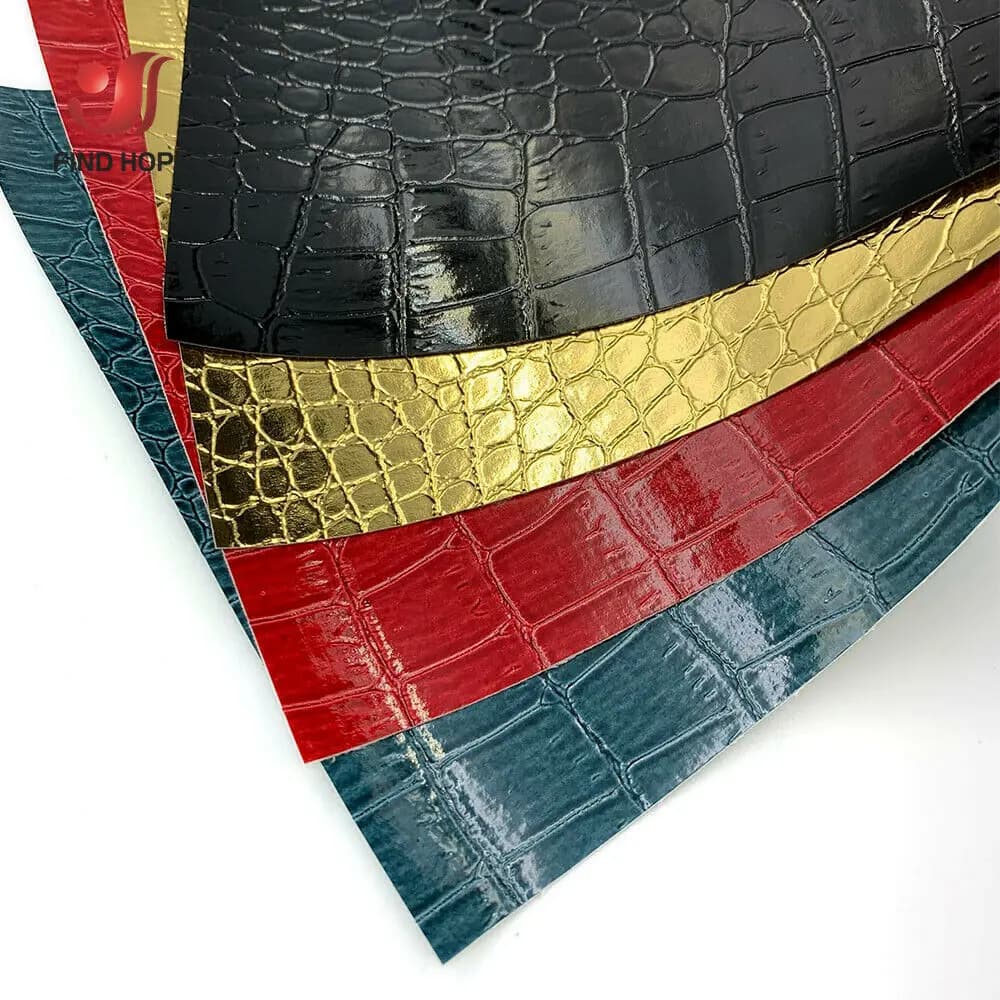 A4 20*30cm evidenzia coccodrillo modello PU ecopelle tessuto goffrato tappezzeria portafoglio borsa morbida fai da te interni auto artigianali