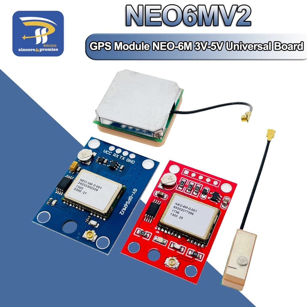 GY-NEO6MV2 NEO-6M Modulo GPS con controllo di volo Controller EEPROM MWC APM2.5 Antenna grande per scheda TTL RS232 Arduino 3V-5V