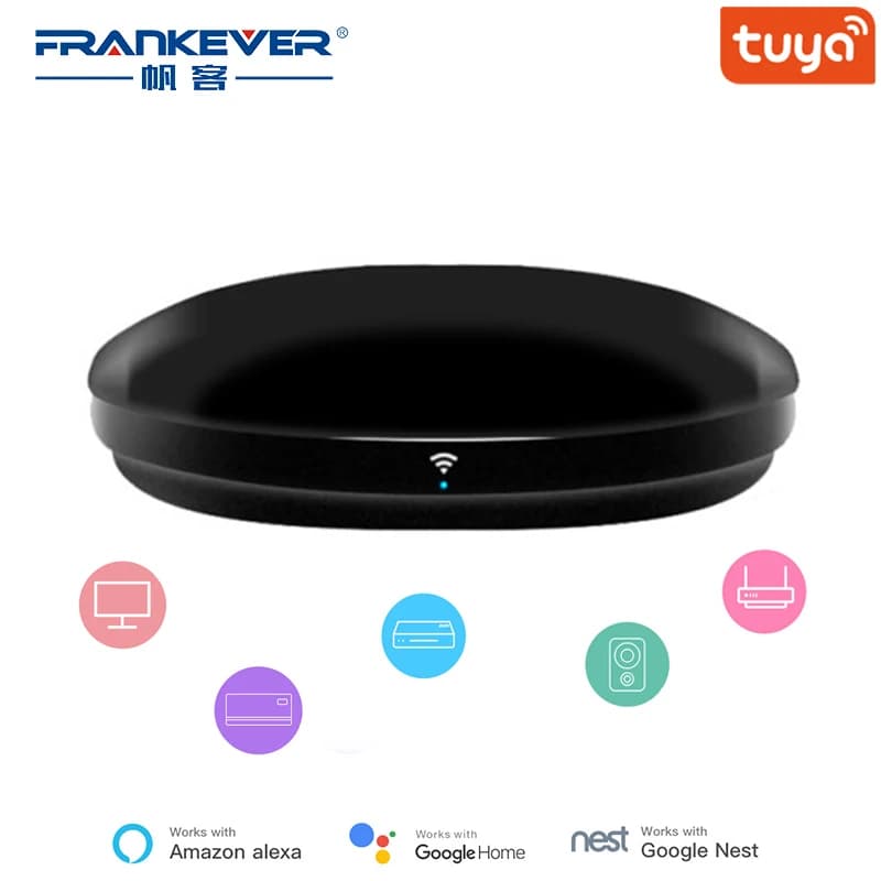 FrankEver Smart WiFi telecomando telecomando IR TV DVD alsac ripetitore universale funziona con Tuya Amz Alexa Google Home