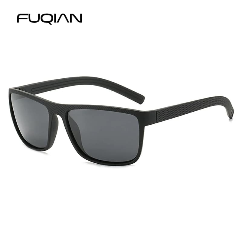 Occhiali da sole quadrati neri classici Uomo Donna Occhiali da sole polarizzati vintage per occhiali da viaggio da guida blu moda maschile