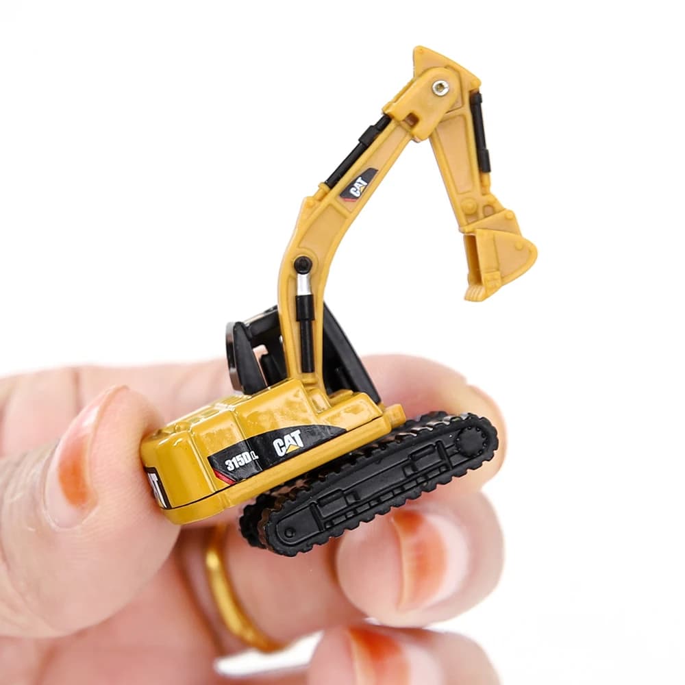 N scala 1:160 Miniature escavatore/betoniera modello Metal Engineering Vehicle Car Building Scenery Layout Diorama Kit
