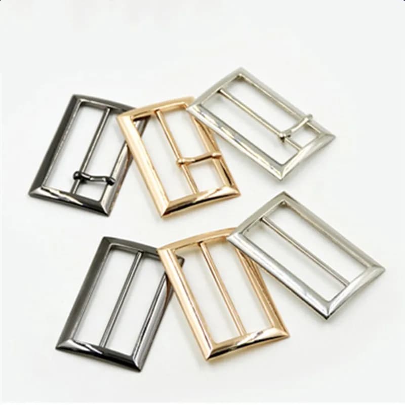 FAI DA TE Spille Fibbia In Metallo Tri Glide Regolare Rullo Rettangolo Anello di Accessori Artigianali In Pelle per il Sacchetto Della Cinghia Cinghia Dello Zaino 30pcs