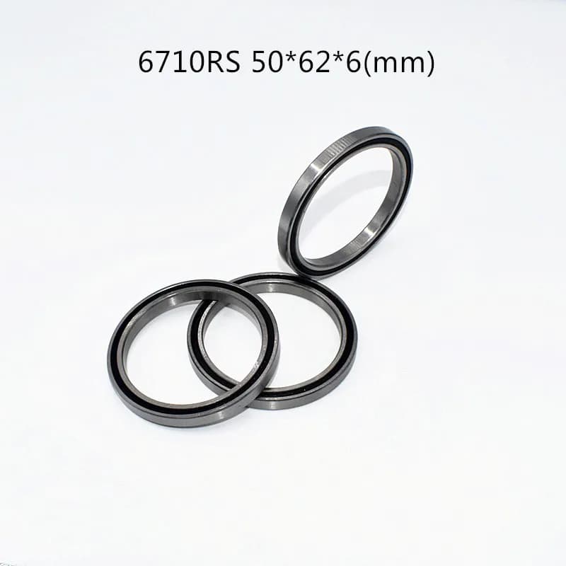 6710RS Bearing 1pcs 50*62*6(mm) chrome steel rubber Sealed High speed Mechanical equipment parts