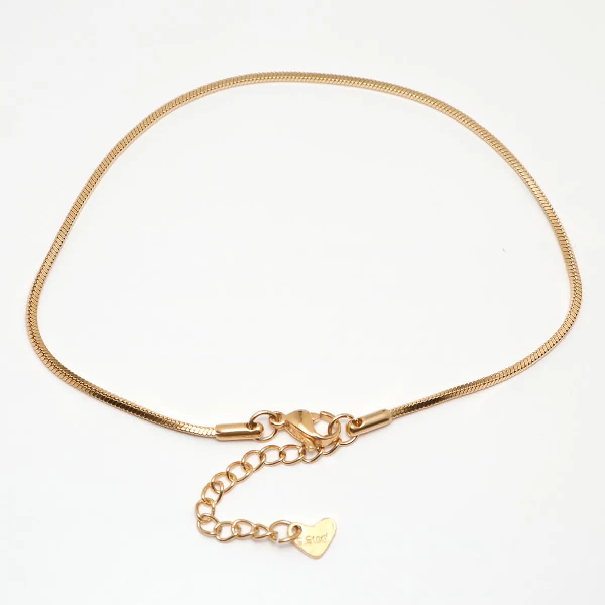 Moda cavigliera in acciaio inossidabile 304 cavigliera a catena Color oro per donna braccialetti a piede catena per gambe accessori per gioielli regali, 1 pezzo