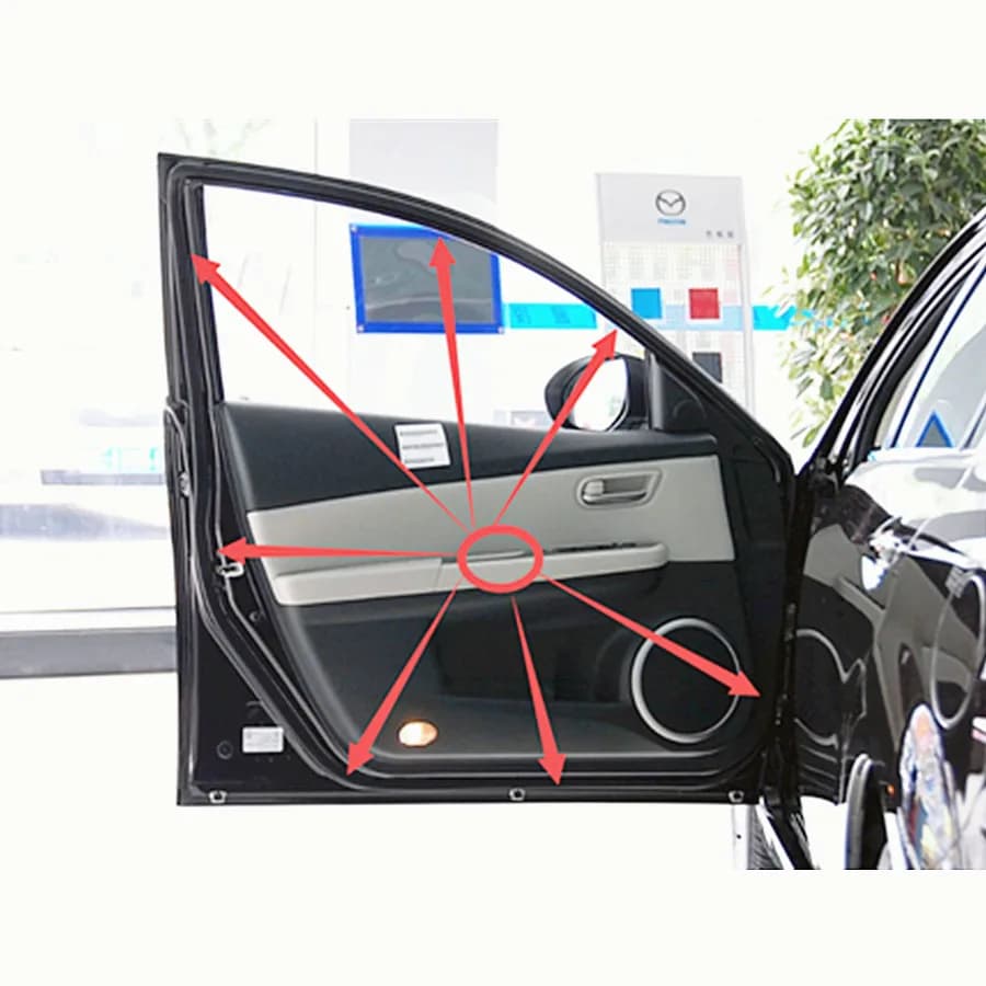 Accessori auto corpo porta anteriore guarnizione guarnizione in gomma per Mazda 6 2007-2012 GH berlina 4 porte (non sport)