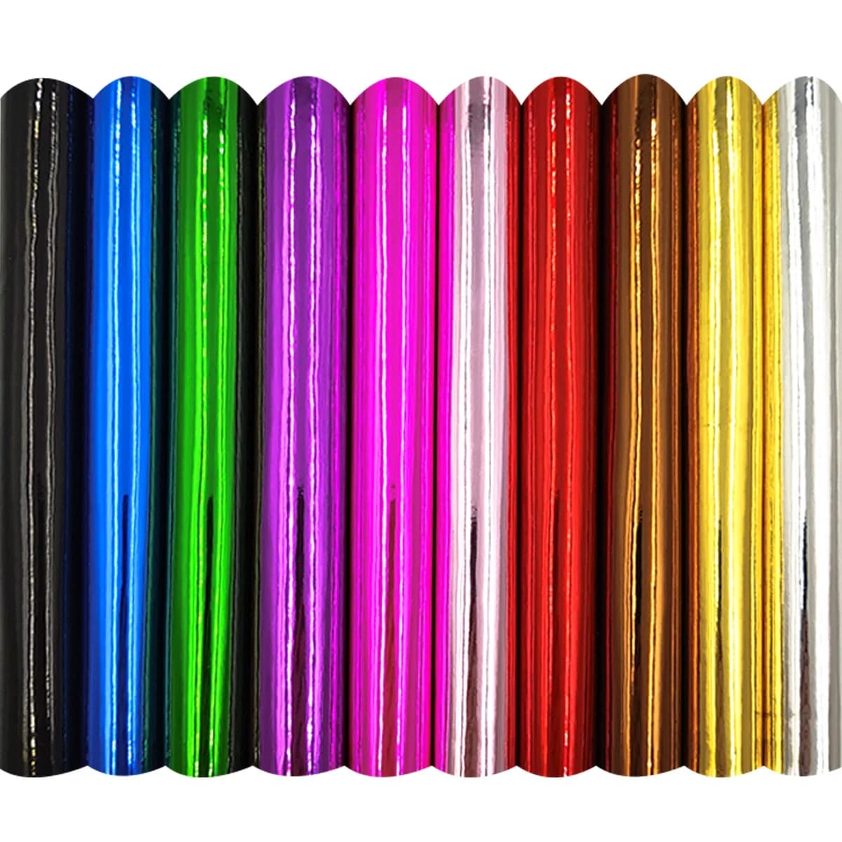 10Pcs Mirror Glossy PU Leather Fabric Sheets 20x15cm Electroplate Laser Cut for DIY Bag Sewing Earring Making