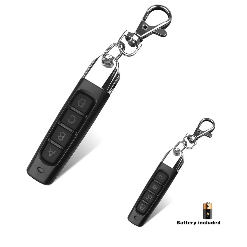 Telecomando universale 433MHZ 4 canali Cancello garage Apriporta Duplicatore telecomando Clone Codice clonazione Chiave auto Codice fisso