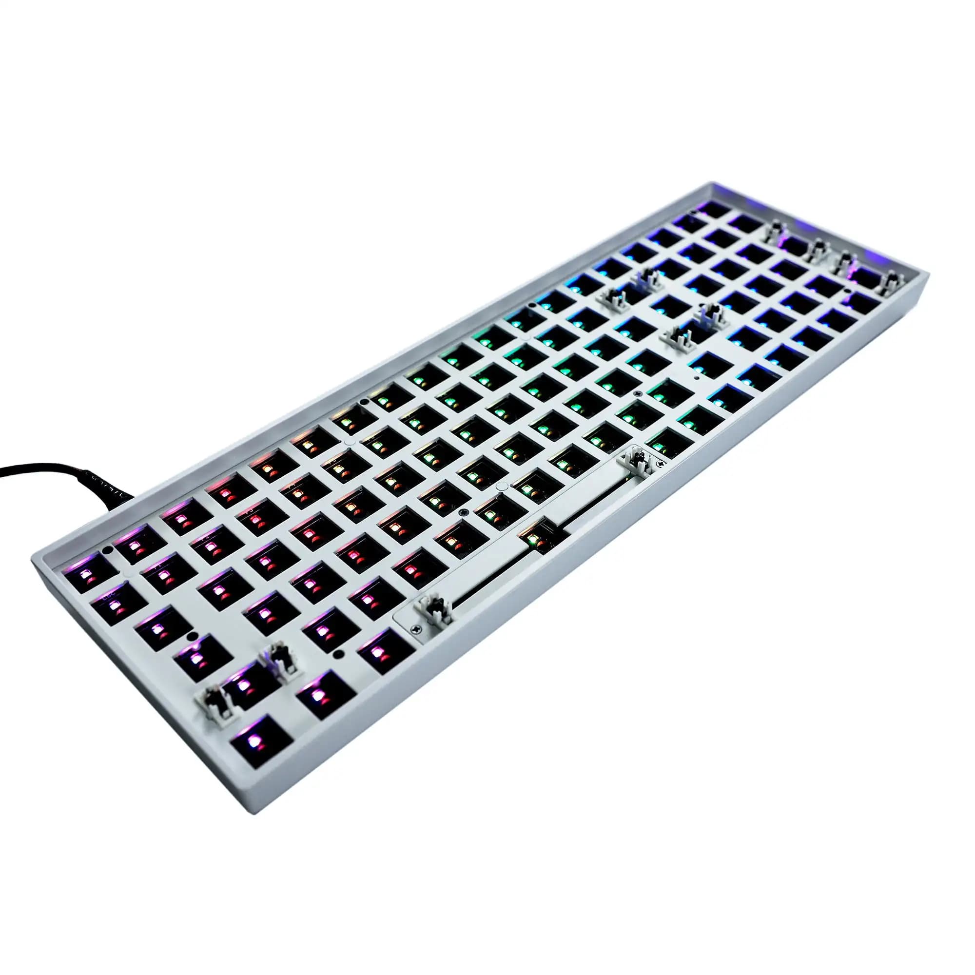 96 Hotswap Bluetooth Kit GK96 GK96X GK96XS Full RGB completamente programmabile PCB Split Space MX tastiera meccanica Wireless fai da te