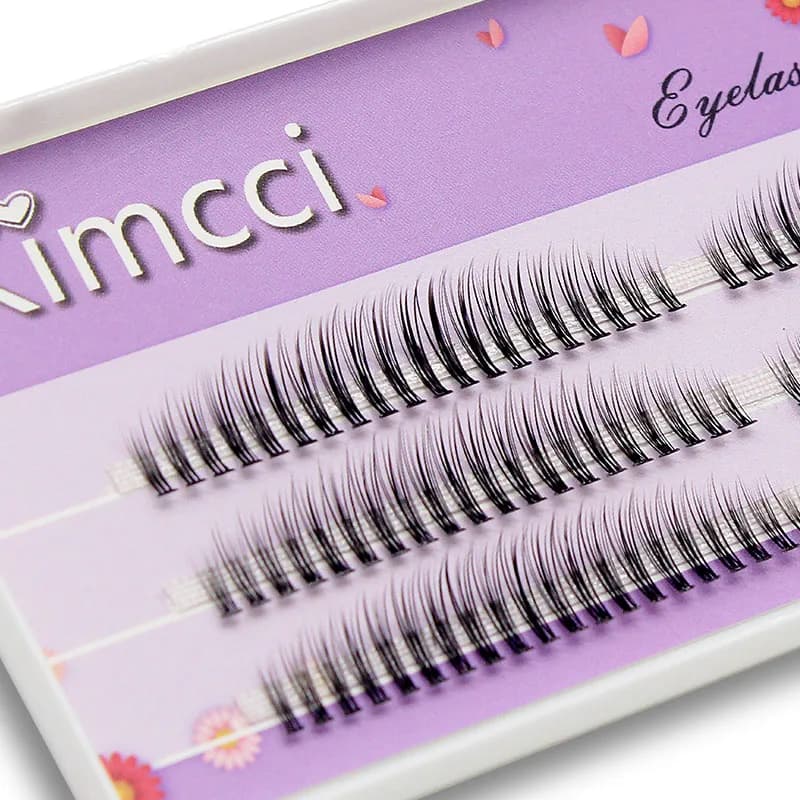 Kimcci C/D/DD Curl Mix Lunghezza 3D Estensione ciglia visone Volume russo naturale Ciglia finte Trucco Ciglia finte finte Ciglia