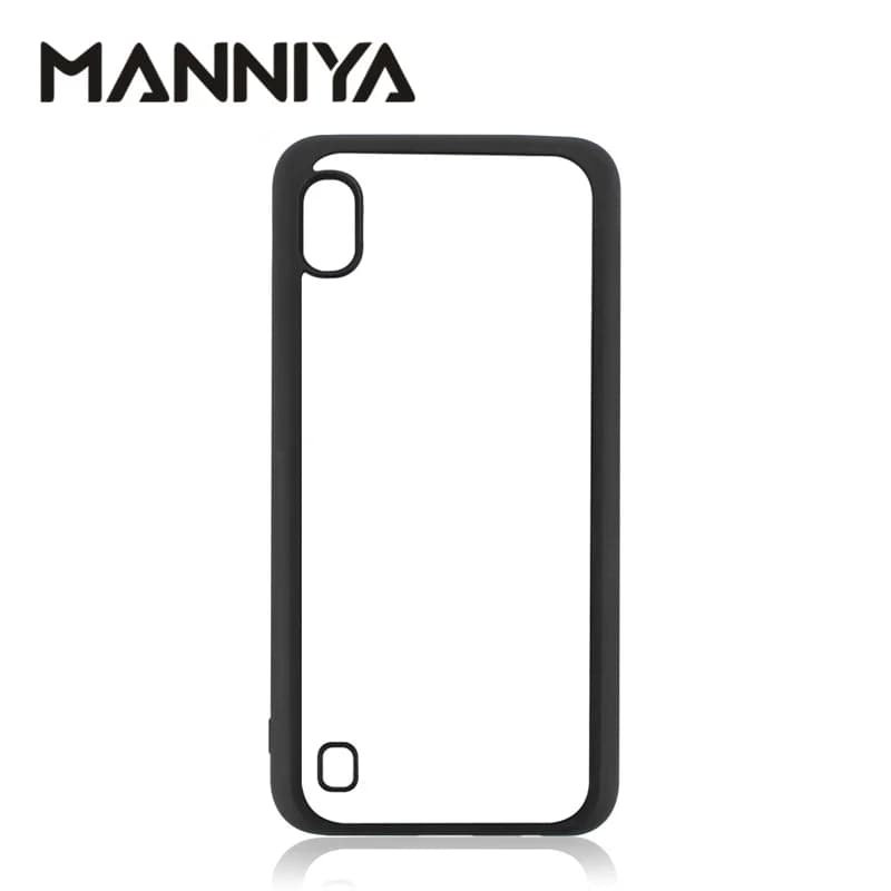 MANNIYA for Samsung A07 A17 A37 A57 A06 A16 A26 A36 A56 Blank 2D Sublimation Rubber phone case with Aluminum Inserts