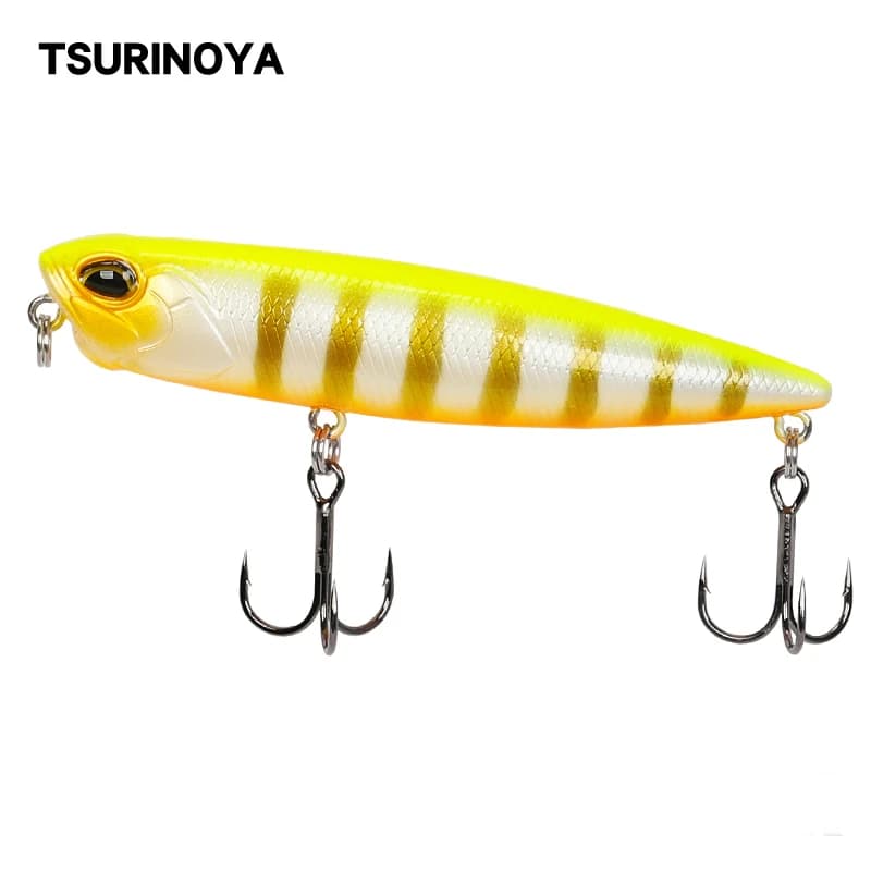 TSURINOYA Matita Galleggiante Fihsiing Lure DW58 DW59 85mm 10.5g 110mm 20.5g Topwater Crankbait Bass Esche Dure Jerkbait