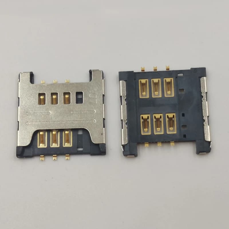 Presa per scheda Sim lettore 2 pezzi per Samsung Galaxy I9000 S5360 I9220 N7000 3520 S6358 S8600 S5690 I9001 connettore supporto vassoio Slot