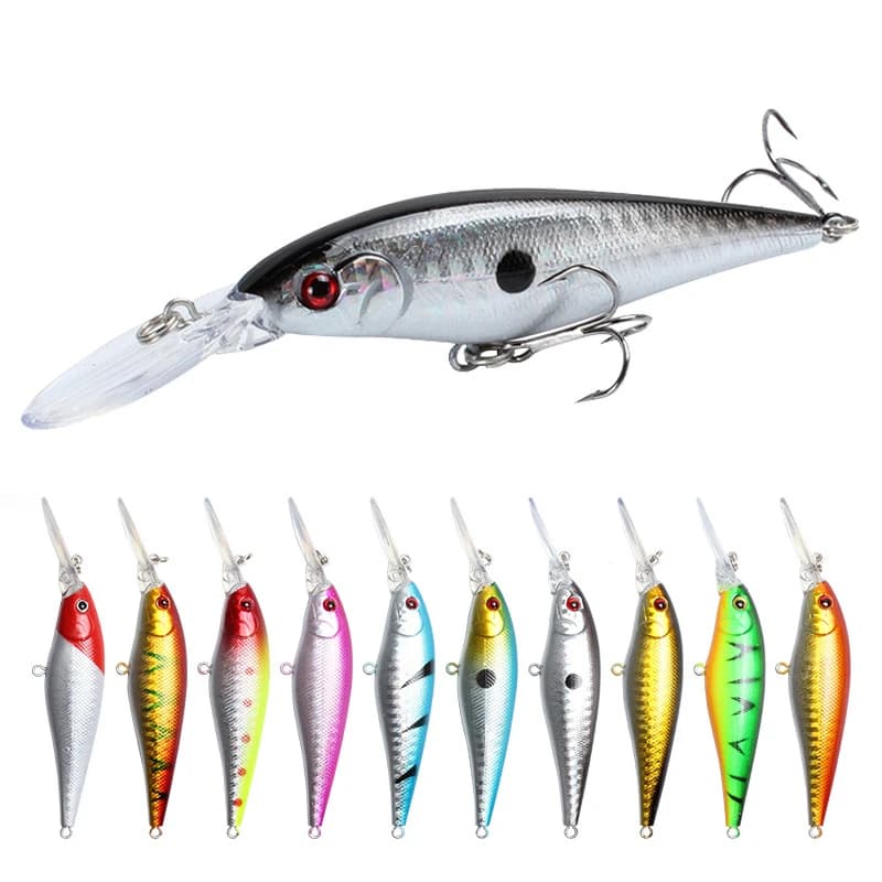 1Pc Minnow Fishing Lure 11cm 10.5g plastica artificiale Hard Bait Jerkbait Deep Swim Japan Wobblers Crankbait Bass Fishing Tackle