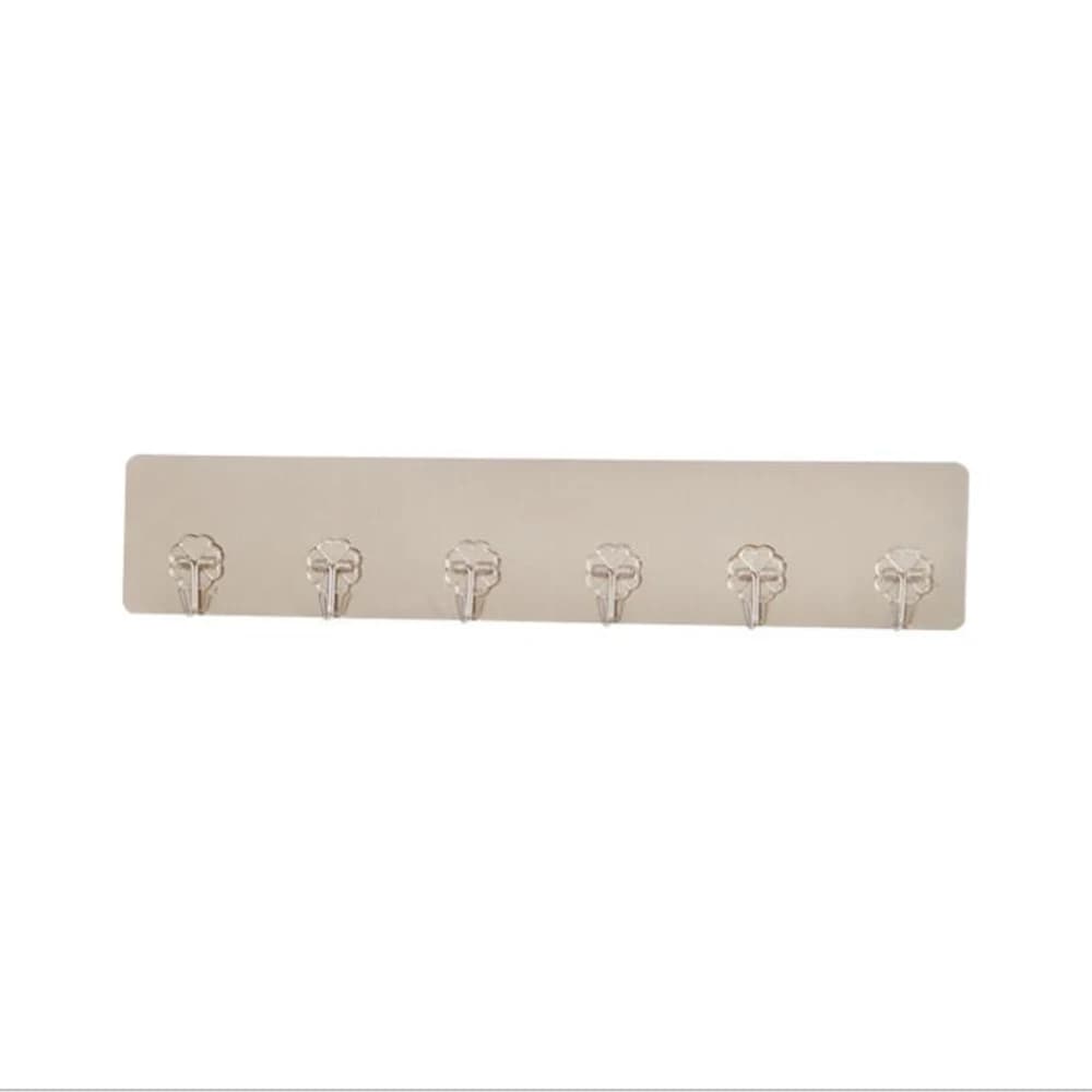 Gancio autoadesivo con ventosa trasparente forte, cucina, bagno, gancio multiuso, gancio super colla senza cuciture
