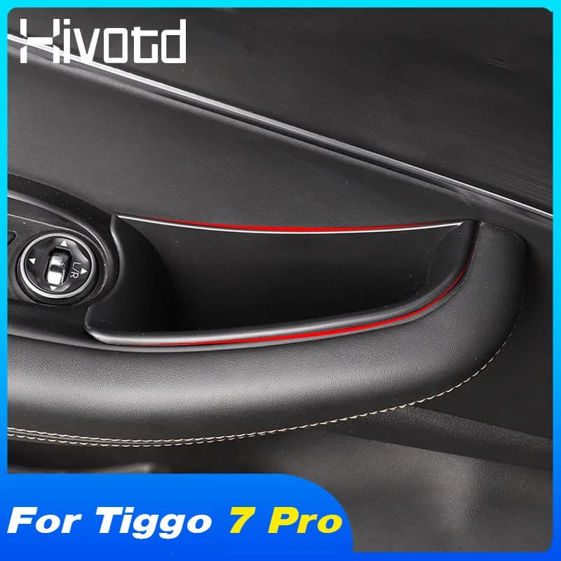 Scatola portaoggetti per bracciolo della portiera dell'auto, contenitore organizer per interni, accessori interni per Chery Tiggo 7 Pro Xcite x-cross 7 2020-2023