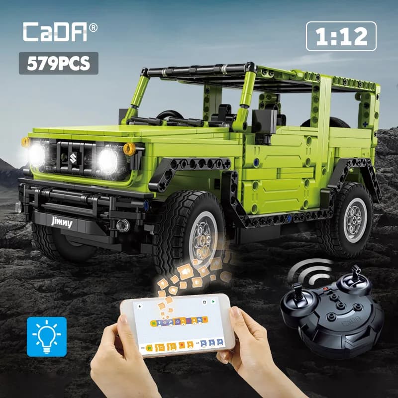 Cada App telecomando fuoristrada veicolo da corsa Building Block City SUV compatibile Rc auto mattoni giocattoli per regali ragazzo