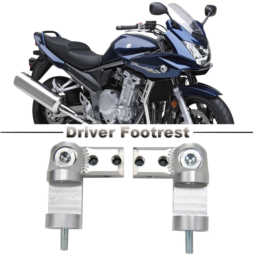 NUOVO Moto Peg Passeggero Pedana Kit di Abbassamento Per Suzuki Bandit 1250SA 2008
