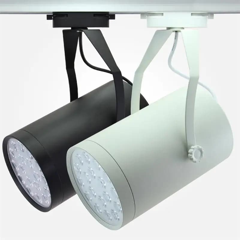 Faretti a binario a LED per interni commerciali faretti per abbigliamento negozio di scarpe luci a binario apparecchio a sospensione faretto a soffitto Industrielle