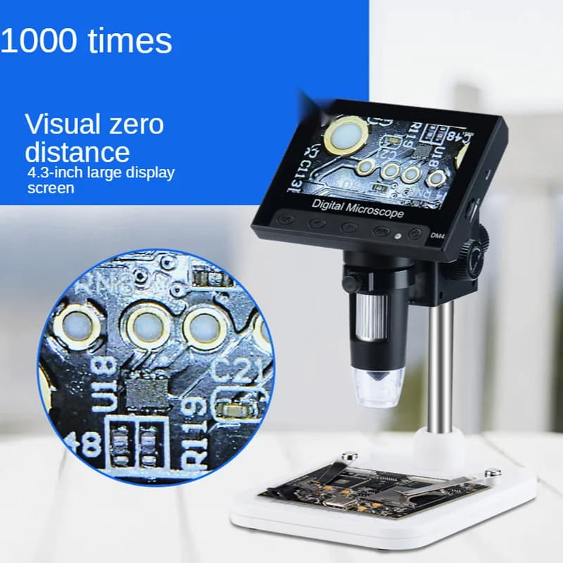 Microscopio USB digitale HD Lente d'ingrandimento elettronica ultra trasparente da 5 MP per riparazioni mediche e applicazioni di bellezza