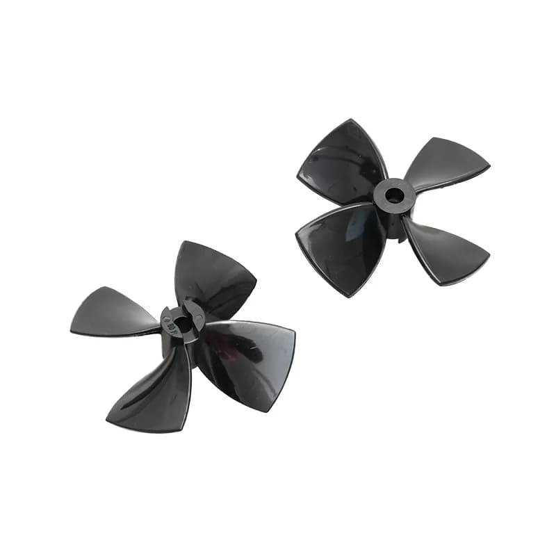 1 paio di eliche a 4 pale per PC con diametro esterno. Vite canalizzata da 60 mm 70 mm 80 mm con apertura 5 mm per barca con esca da pesca con modello RC
