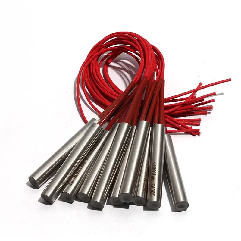 LUJINXUN 10 pcs/lot 12mm x 25/28/30/32/35mm single end mold cartridge heating element 110V/220V/380V 70W/80W/100W for 3D printer