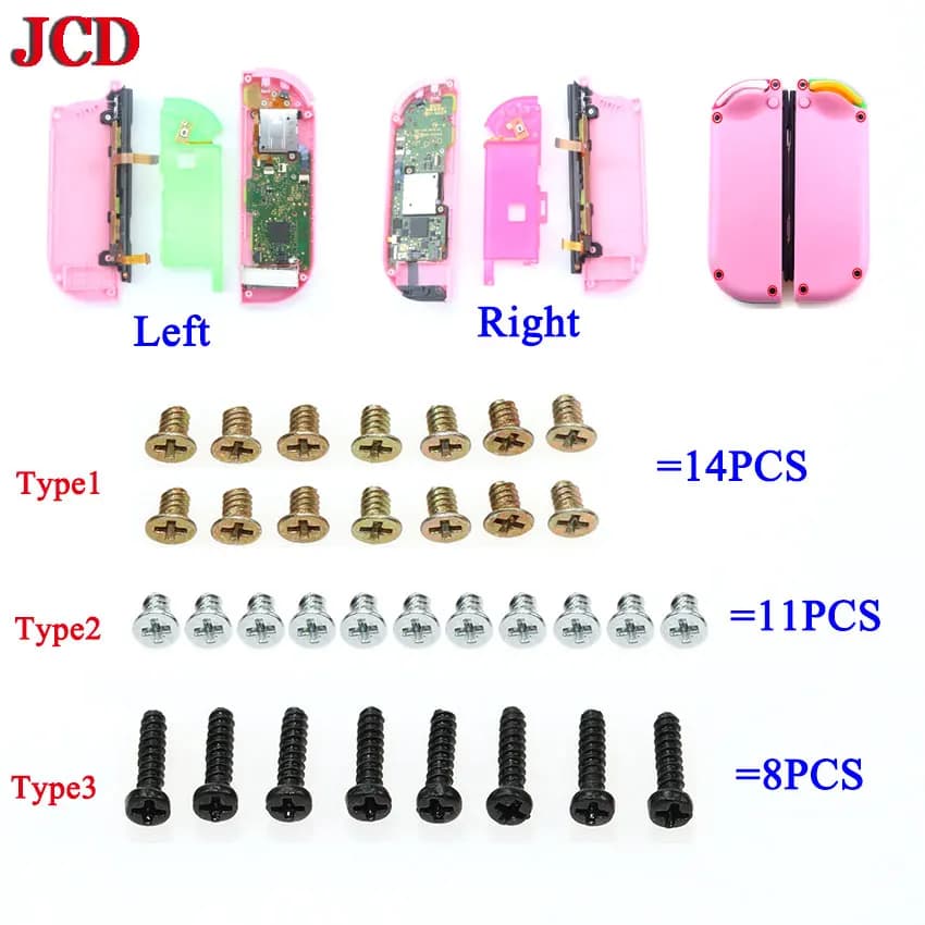 Viti a croce JCD per Nintend Switch NS NX Joy-Con Parti di riparazione per controller JoyCon sinistra destra
