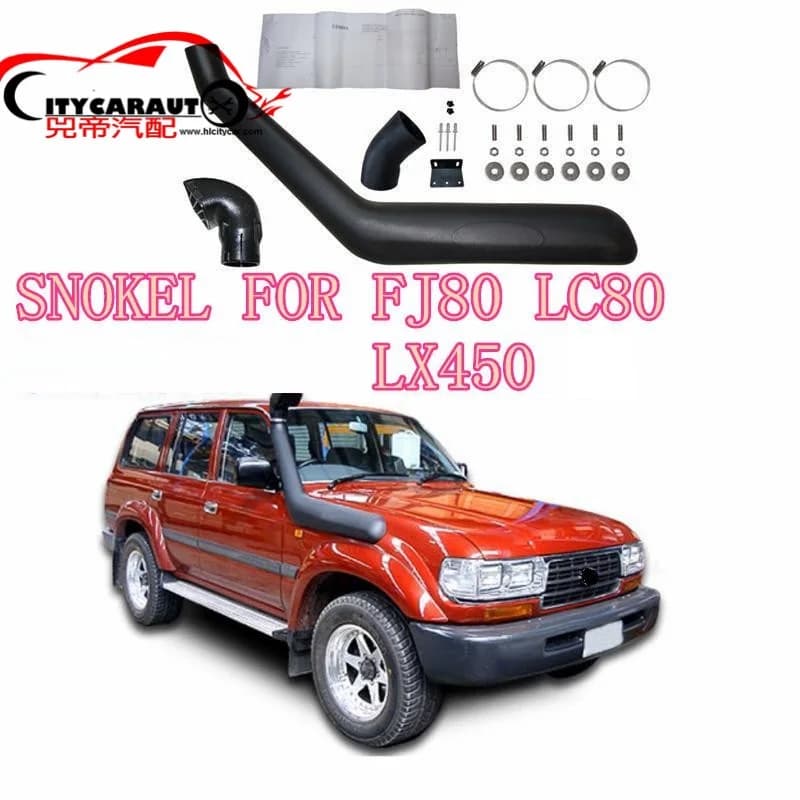 CITYCARAUTO AIRFLOW AUTO SNORKEL FOR LANDCRUISER SERIES 4500 80 (TUTTI MODELLI) LC80 FJ80 LX450 Set collector kit air intake tube